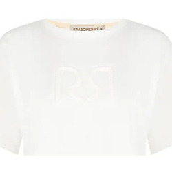 Îmbracaminte Femei Tricouri & Tricouri Polo Rinascimento CFC0117500003 Cremă albă