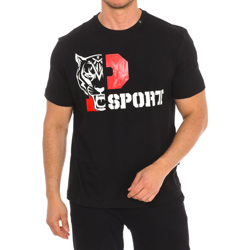 Îmbracaminte Bărbați Tricouri mânecă scurtă Philipp Plein Sport TIPS410-99 Negru