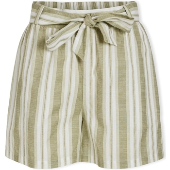 Îmbracaminte Femei Pantaloni scurti și Bermuda Vila Etni Shorts - Egret/Oil Green Bej