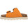 Pantofi Femei Papuci de vară No Name Sandy Slap Suede Femme Abricot portocaliu