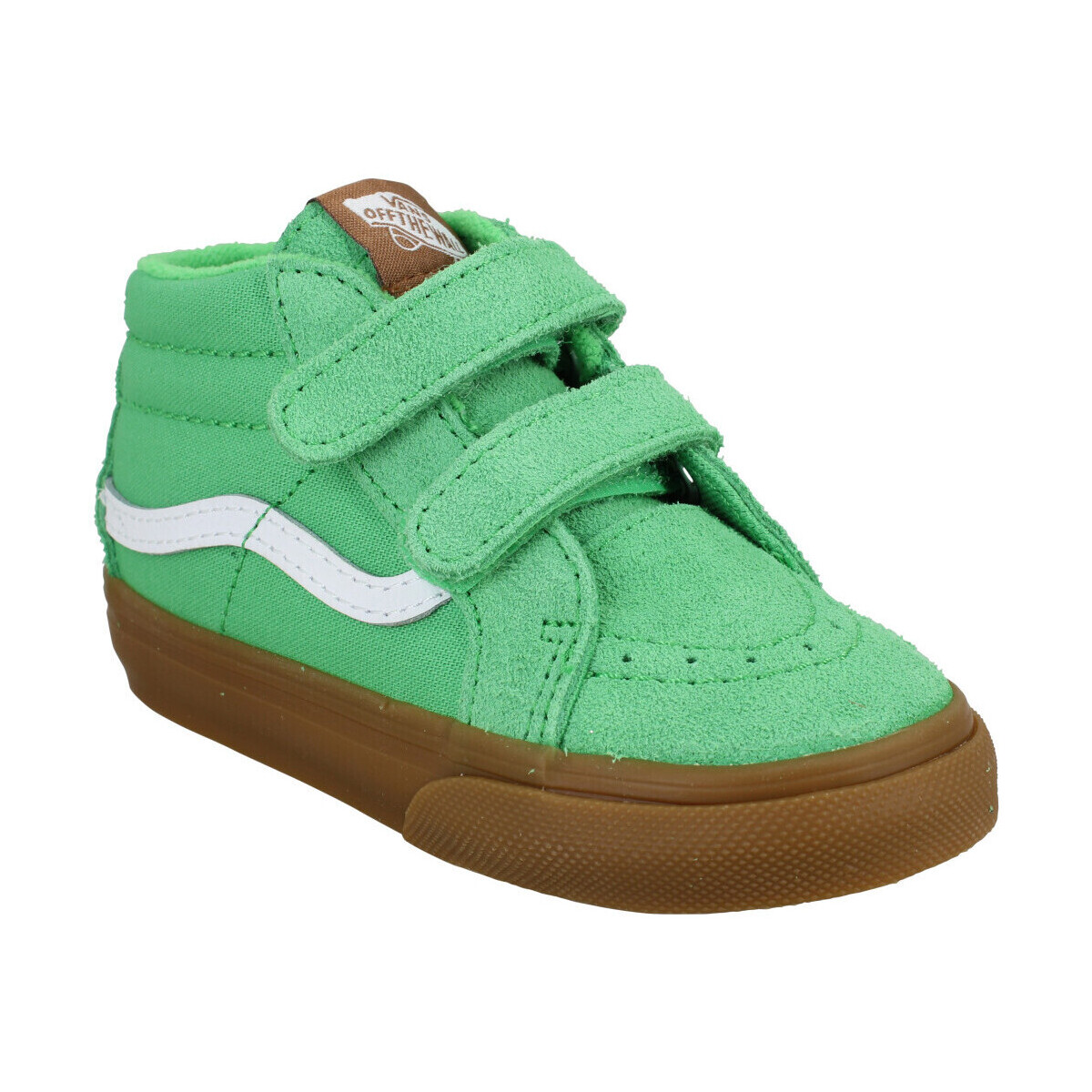 Pantofi Copii Sneakers Vans Sk8 Mid V Reissue Velours Toile Enfant Green verde