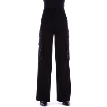 Îmbracaminte Femei Pantaloni Cargo Costume National CWS41002PA 1073 Negru