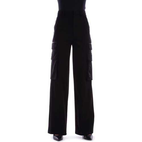 Îmbracaminte Femei Pantaloni Cargo Costume National CWS41002PA 1073 Negru