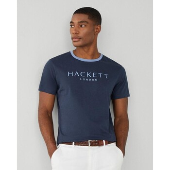 Îmbracaminte Bărbați Tricouri mânecă scurtă Hackett HM500797 HERITAGE albastru