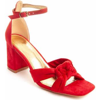 Pantofi Femei Sandale Leindia 88458 roșu