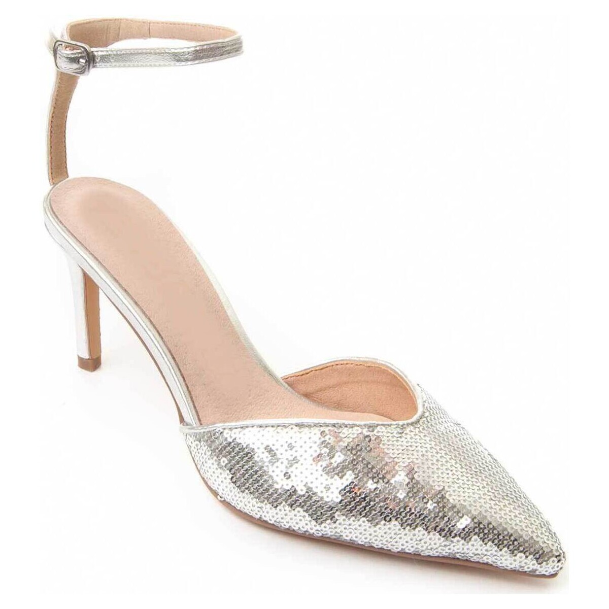 Pantofi Femei Pantofi cu toc Leindia 88485 Argintiu
