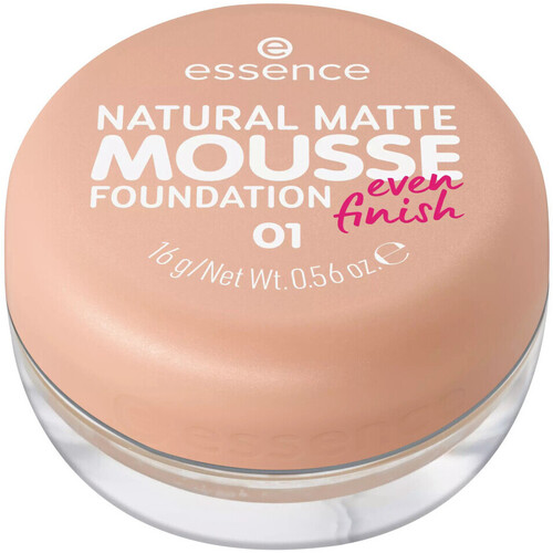 Frumusete  Femei Fond de ten & Baza de machiaj ten Essence Natural Matte Mousse Foundation - 01 roz
