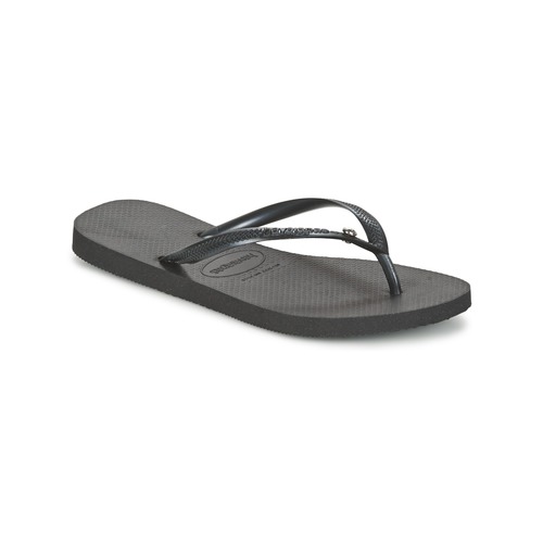 Pantofi Femei  Flip-Flops Havaianas SLIM CRYSTAL GLAMOUR SWAROVSKI Negru