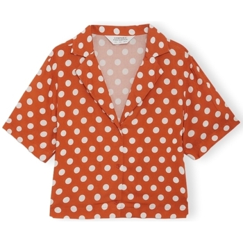 Îmbracaminte Femei Topuri și Bluze Compania Fantastica COMPAÑIA FANTÁSTICA Shirt 12122 - Polka Dots portocaliu