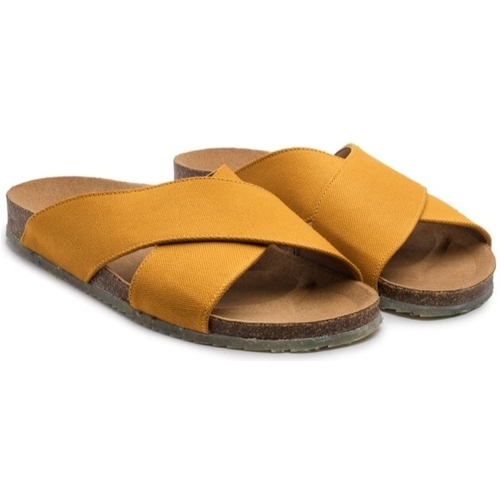 Pantofi Femei Sandale Zouri Sun Linen - Mustard galben