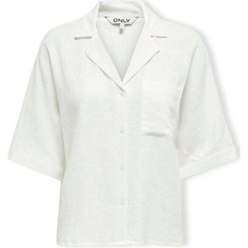Îmbracaminte Femei Topuri și Bluze Only Noos Tokyo Life Shirt S/S - Bright White Alb
