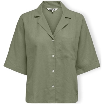 Îmbracaminte Femei Topuri și Bluze Only Noos Tokyo Life Shirt S/S - Oil Green verde