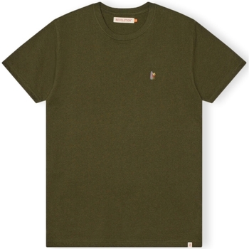 Îmbracaminte Bărbați Tricouri & Tricouri Polo Revolution T-Shirt Regular 1364 POS - Army Mel verde
