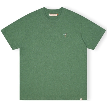 Îmbracaminte Bărbați Tricouri & Tricouri Polo Revolution T-Shirt Loose 1366 GIR - Dust Green Melange verde