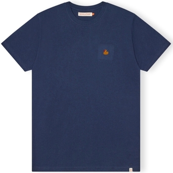 Îmbracaminte Bărbați Tricouri & Tricouri Polo Revolution T-Shirt Regular 1368 DUC - Navy Mel albastru