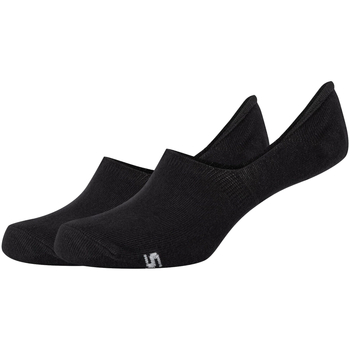 Lenjerie intimă Șosete sport Skechers 2PPK Basic Footies Socks Negru
