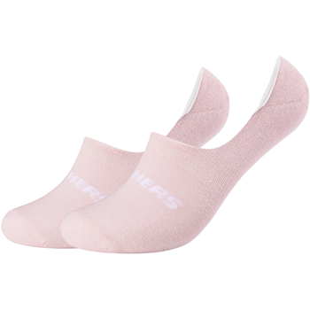 Accesorii Femei Șosete Skechers 2PPK Mesh Ventilation Footies Socks roz