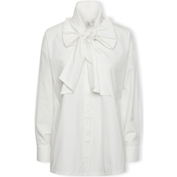 Îmbracaminte Femei Topuri și Bluze Y.a.s YAS Sigga Shirt L/S - Star White Alb