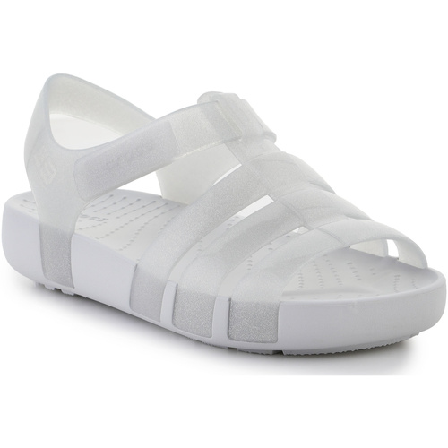 Pantofi Fete Sandale Crocs Isabella Glitter Sandal 209836-0IC Gri