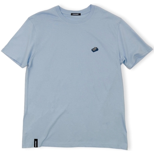 Îmbracaminte Bărbați Tricouri & Tricouri Polo Organic Monkey Survival Kit T-Shirt - Blue Macarron albastru