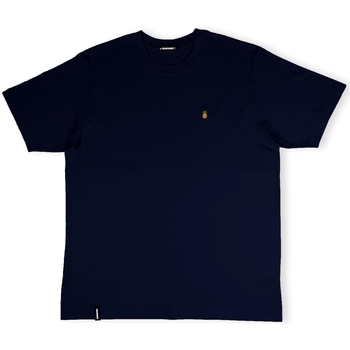 Organic Monkey Fine Apple T-Shirt - Navy albastru