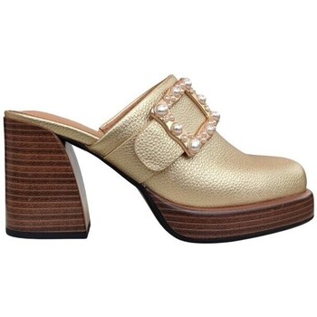Pantofi Femei Sandale Noa Harmon 9676 SOLE Auriu