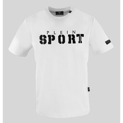 Îmbracaminte Bărbați Tricouri mânecă scurtă Philipp Plein Sport tips40001 white Alb