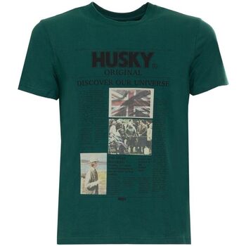 Îmbracaminte Bărbați Tricouri mânecă scurtă Husky - hs23beutc35co196-tyler verde
