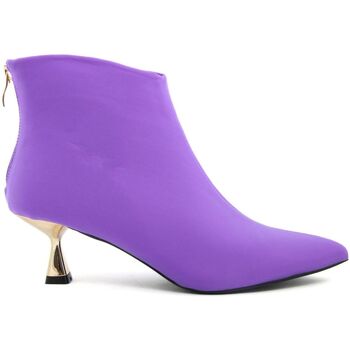 Pantofi Femei Botine Fashion Attitude - fame23_hf009 violet