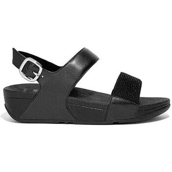 Pantofi Femei Sandale FitFlop EC3 090 LULU CRYSTAL Negru