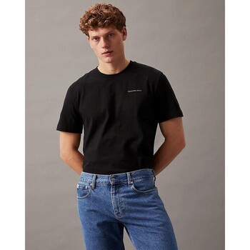 Îmbracaminte Bărbați Tricouri mânecă scurtă Calvin Klein Jeans J30J325679BEH Negru