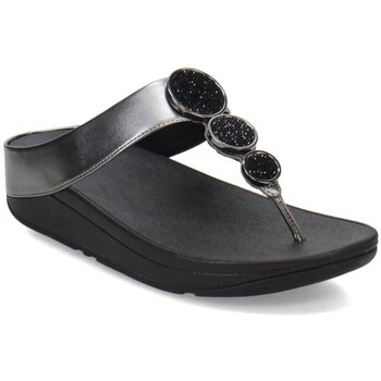 Pantofi Femei Sandale FitFlop SANDALE  HALO BEAD-CIRCLE Argintiu