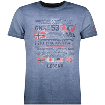 Îmbracaminte Bărbați Tricouri mânecă scurtă Geo Norway SW1562HGNO-NAVY albastru
