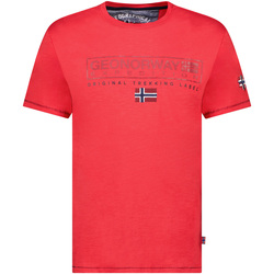 Îmbracaminte Bărbați Tricouri mânecă scurtă Geo Norway SY1311HGN-Red roșu