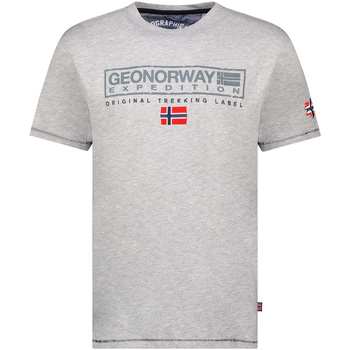 Îmbracaminte Bărbați Tricouri mânecă scurtă Geo Norway SY1311HGN-Blended Grey Gri