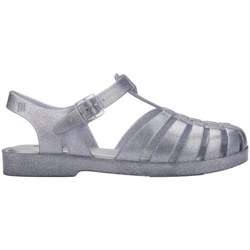 Pantofi Femei Sandale Melissa Possession Shiny Sandals - Glitter Clear Argintiu