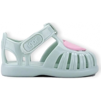 Pantofi Copii Sandale IGOR Baby Tobby Gloss Love - Menta verde