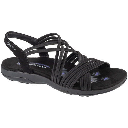 Pantofi Femei Sandale sport Skechers Reggae Slim - Sunnyside Negru