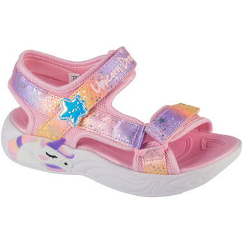 Pantofi Fete Sandale sport Skechers Unicorn Dreams - Majestic Bliss roz