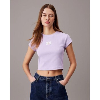 Îmbracaminte Femei Tricouri & Tricouri Polo Calvin Klein Jeans J20J223552 violet