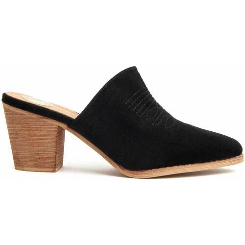 Pantofi Femei Papuci de vară Leindia 90124 Negru
