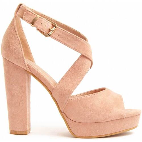 Pantofi Femei Sandale Leindia 90325 roz