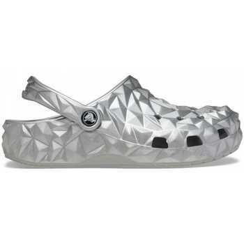 Pantofi Femei Sandale Crocs Cls metallic geometric clog Argintiu