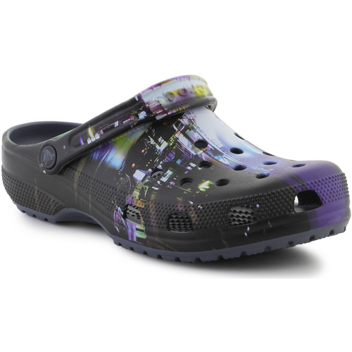 Pantofi Papuci de vară Crocs Classic Meta Scape Clog 208455-4EA Negru