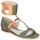 Pantofi Femei Sandale John Galliano A65970 Verde / Bej