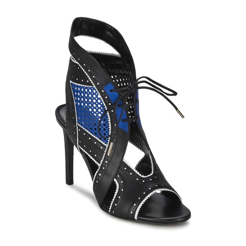 Pantofi Femei Sandale Roberto Cavalli XPS254-PZ448 Negru / Albastru
