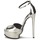 Pantofi Femei Sandale Roberto Cavalli XPS260-PZ048 Gri / Argintiu