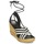 Pantofi Femei Sandale Marc Jacobs DANI Negru / Alb