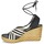 Pantofi Femei Sandale Marc Jacobs DANI Negru / Alb