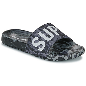 Pantofi Bărbați Șlapi Superdry SANDALES PISCINE CAMO Negru / Camuflaj